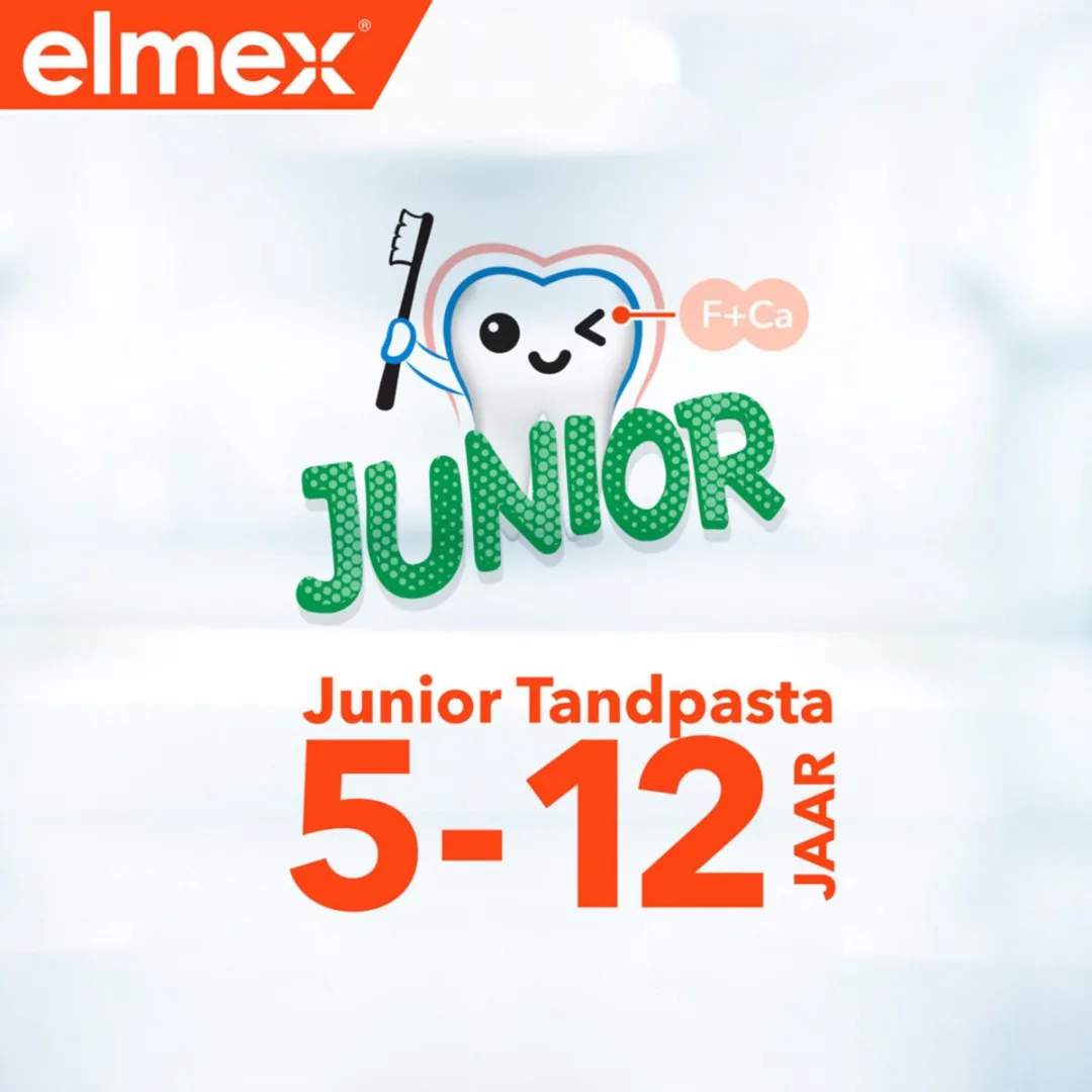 Elmex Gel-Tandpasta Junior 75ml - 12 Stuks