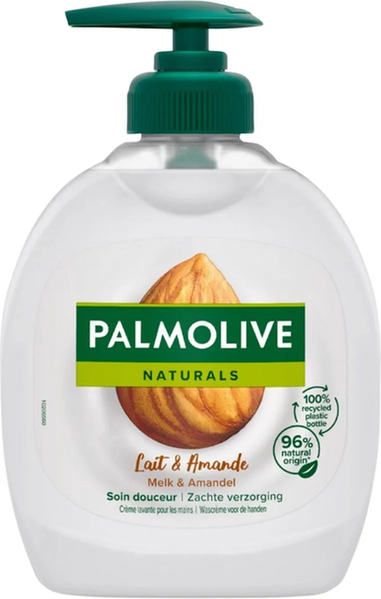 Palmolive Naturals Melk & Amandel Handzeep 6x300ml