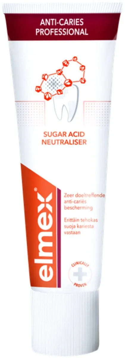Elmex Tandpasta Anti-Cariës Professional Advanced Protection - 12 x 75 ml - Voordeelverpakking