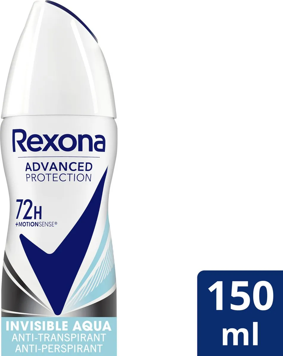 Rexona Women Advanced Protection Invisible Aqua Anti-Transpirant Spray 150ml