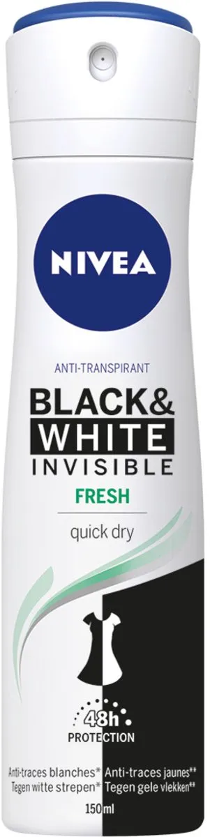 NIVEA Invisible Fresh Deodorant Spray 150ml