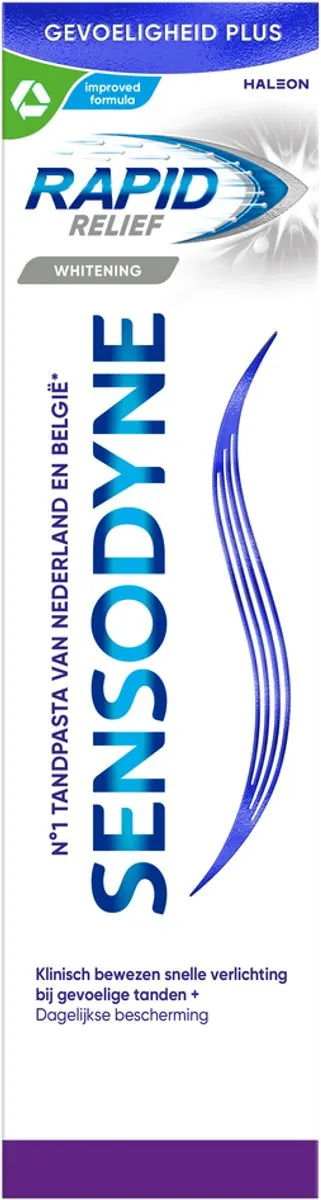 Sensodyne Rapid Relief Whitening Tandpasta 75ml