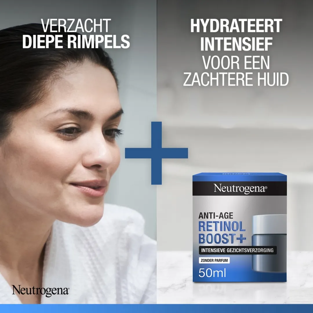 Neutrogena Anti-Aging Retinol Boost+ Dagcrème 50ml - afbeelding 6 van 6