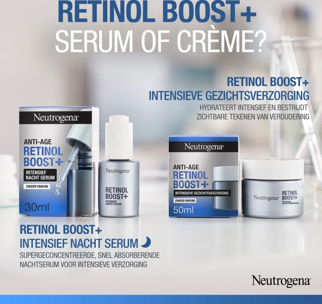 Neutrogena Anti-Aging Retinol Boost+ Dagcrème 50ml - afbeelding 5 van 6