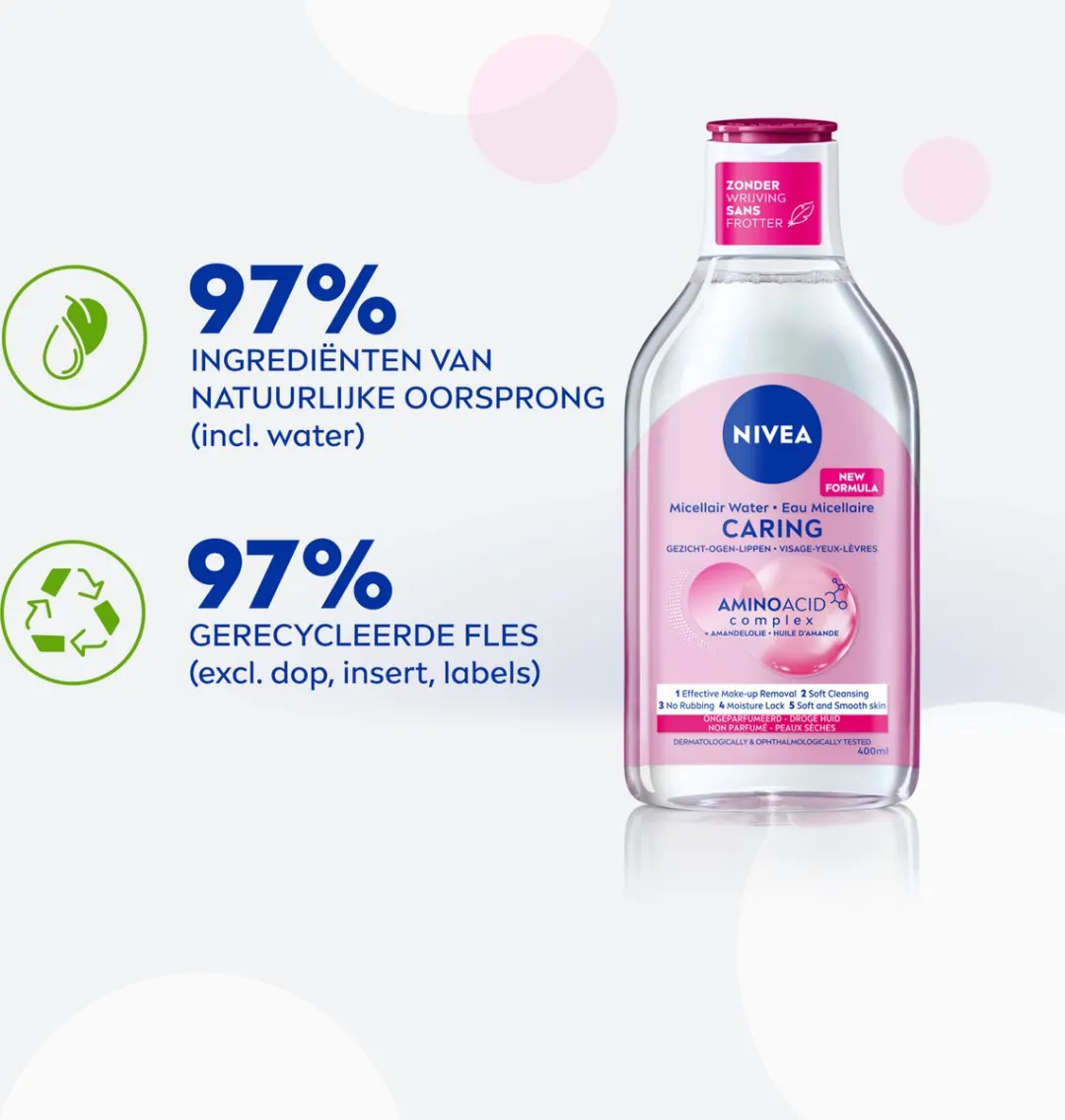NIVEA Essentials Micellair Water 400ml - Droge huid