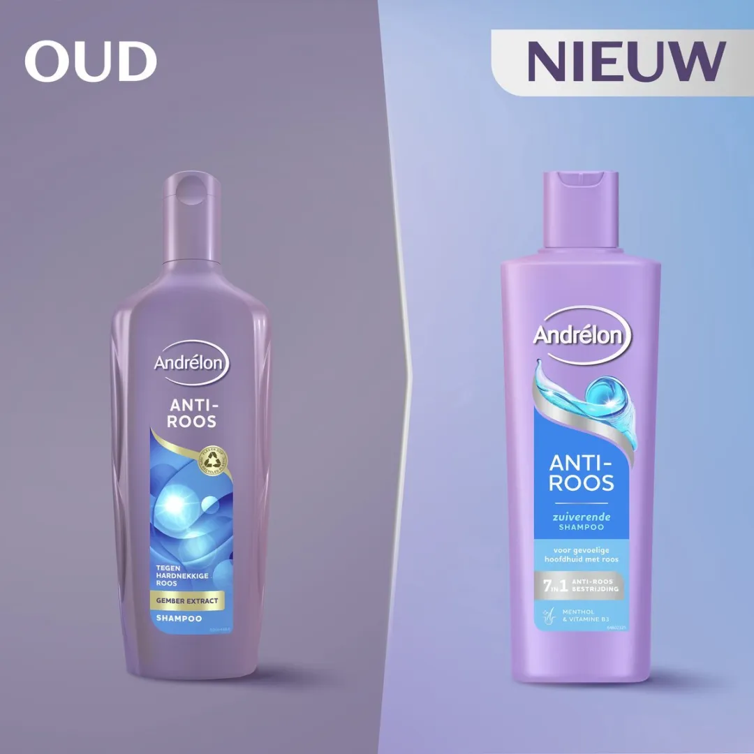 Andrélon Anti-Roos Shampoo 1000ml - 4 Stuks