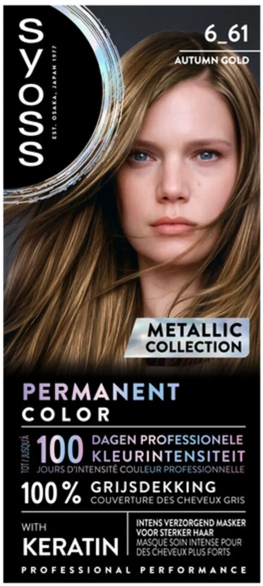 SYOSS Coloration 6-61 Autumn Gold Haarverf - 24 Stuks