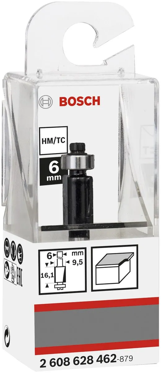 Bosch Kantfrees Kogel 9.5/12.6/6mm - Hardmetaal