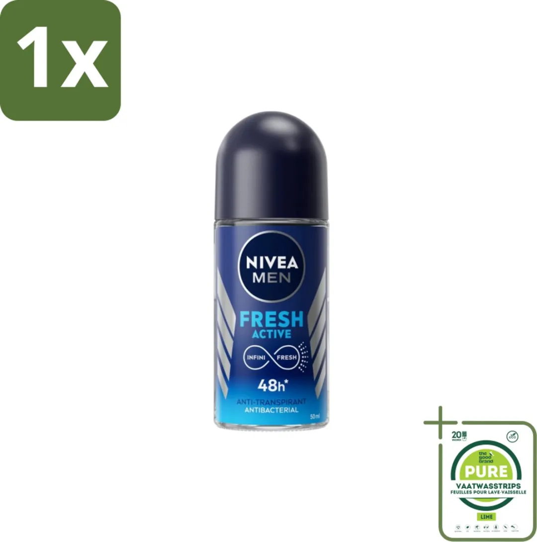 NIVEA Men Fresh Active Deodorant Roller 50ml