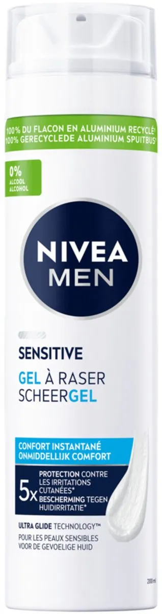 NIVEA Men Scheergel Sensitive - 6x200ml