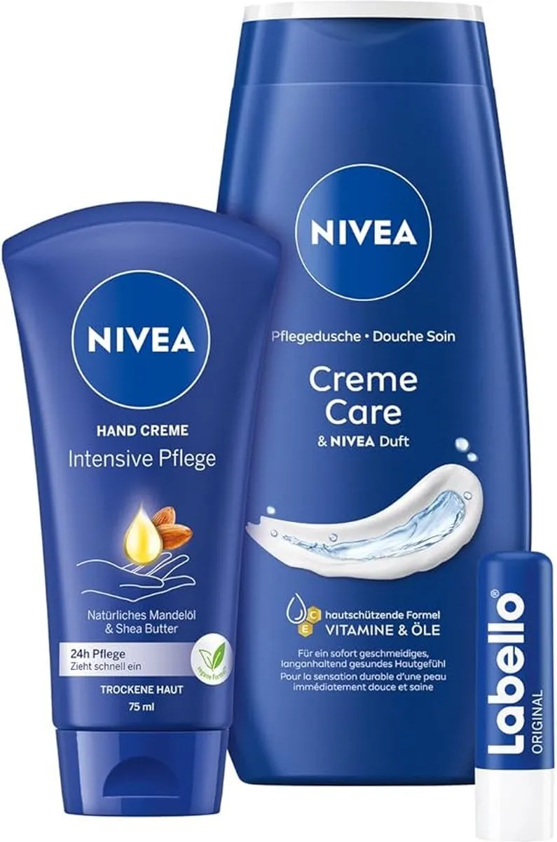 NIVEA Geschenkset Toilettas - 475ml - 4 Stuks