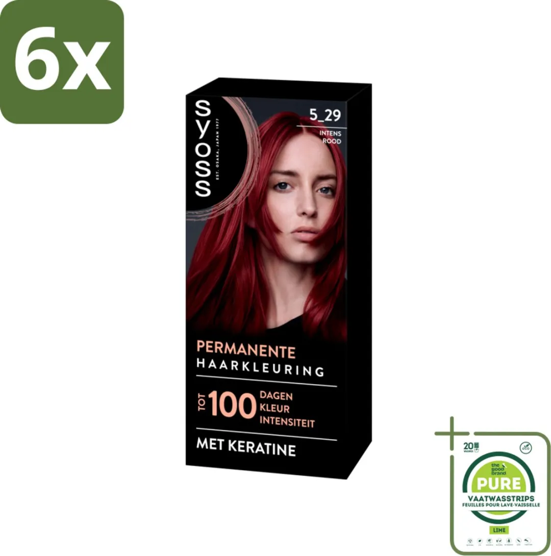 SYOSS Coloration 5-29 Intens Rood Haarverf