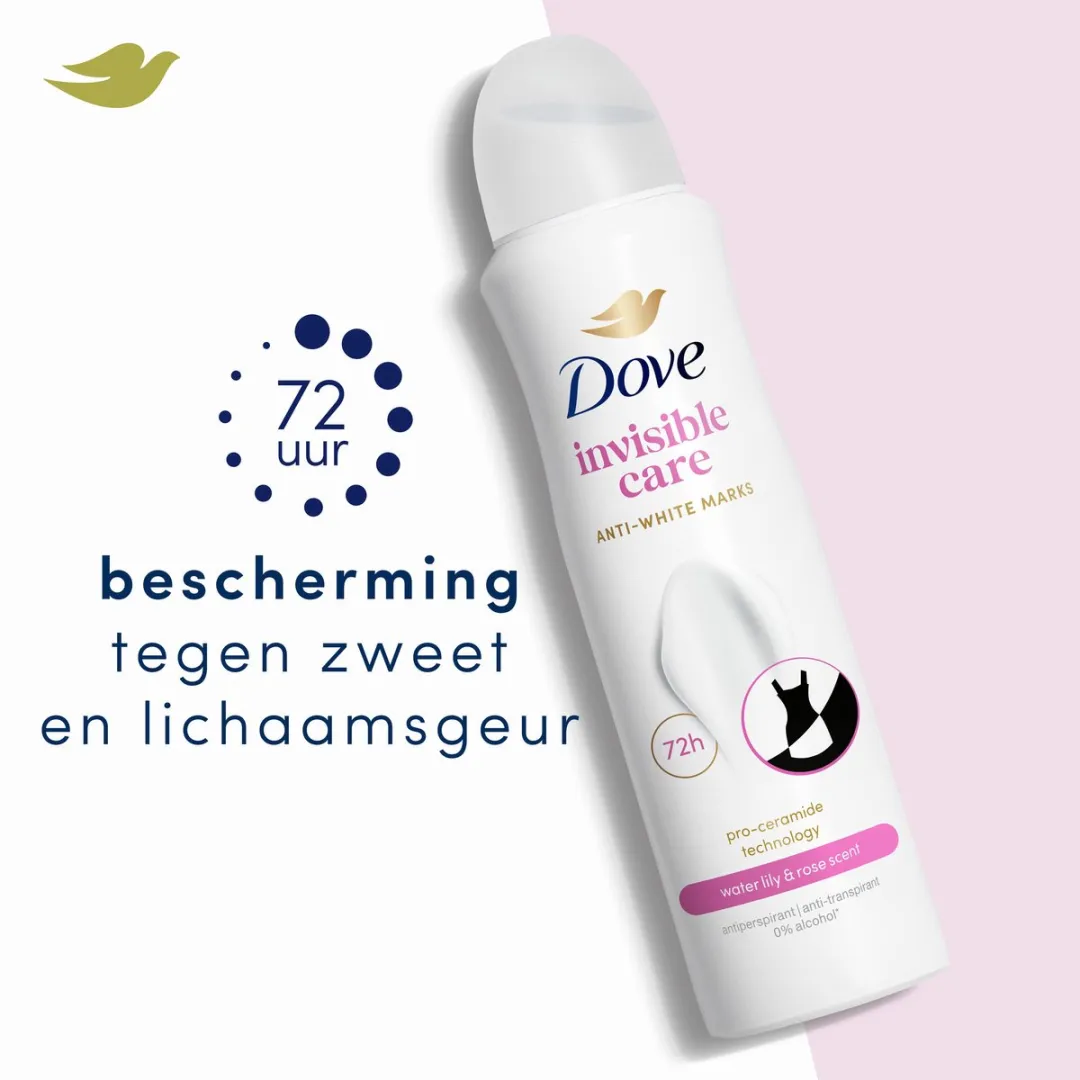 Dove Anti-Transpirant Spray Advanced Care Invisible Care - 6x150ml