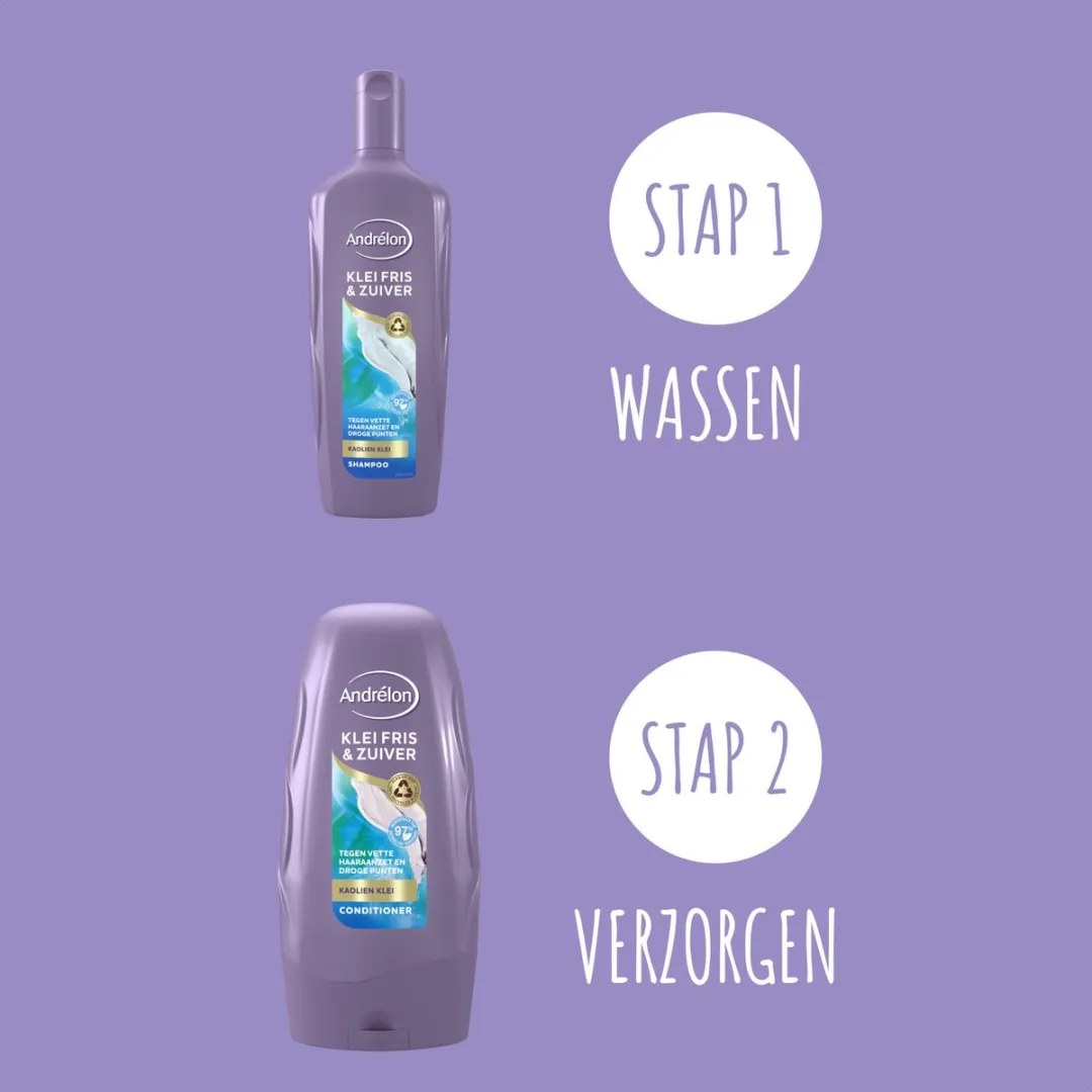 Andrélon Conditioner Klei Fris & Zuiver - 6x250ml