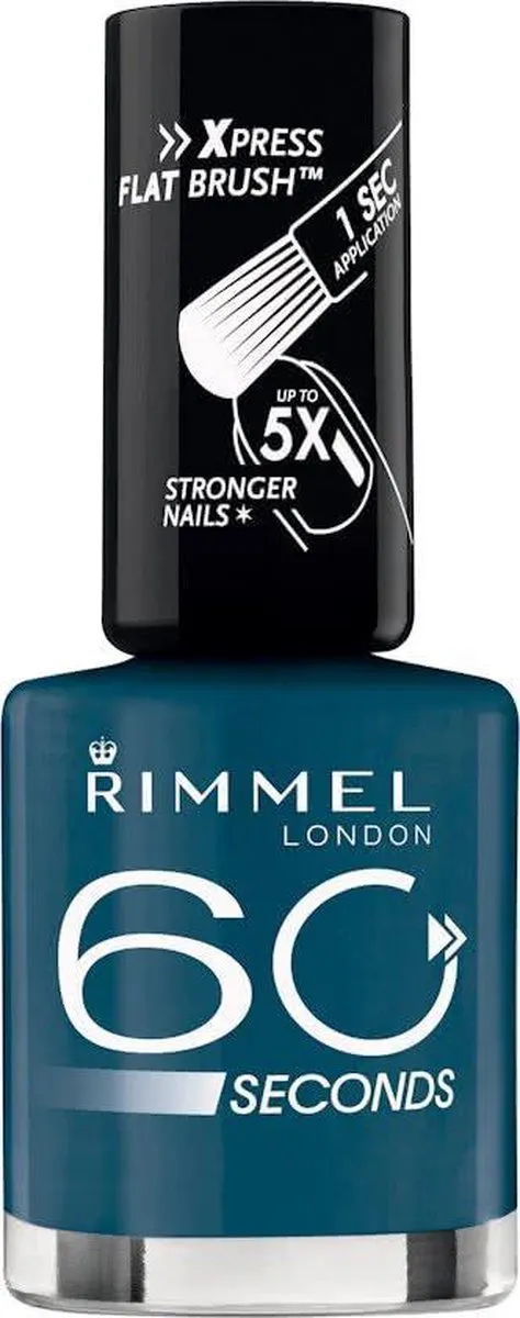 Rimmel London 60 Seconds Finish Nagellak 844 Out the Blue