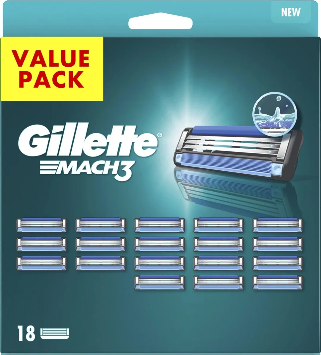 Gillette Mach3 Navulmesjes - 18 Stuks - afbeelding 3 van 6