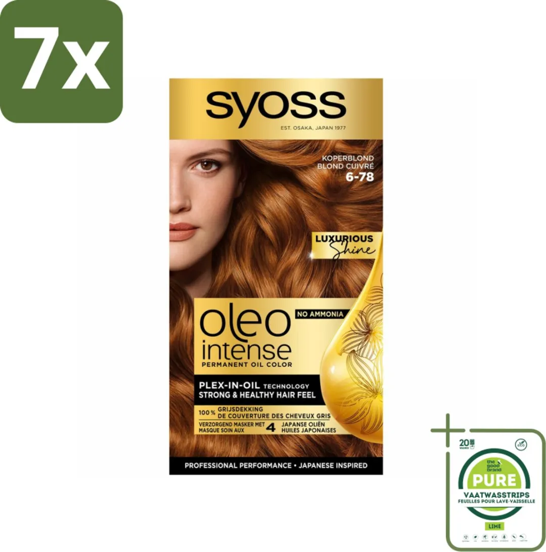 SYOSS Oleo Intense 6-78 Haarverf 20 Stuks (7x805ml)
