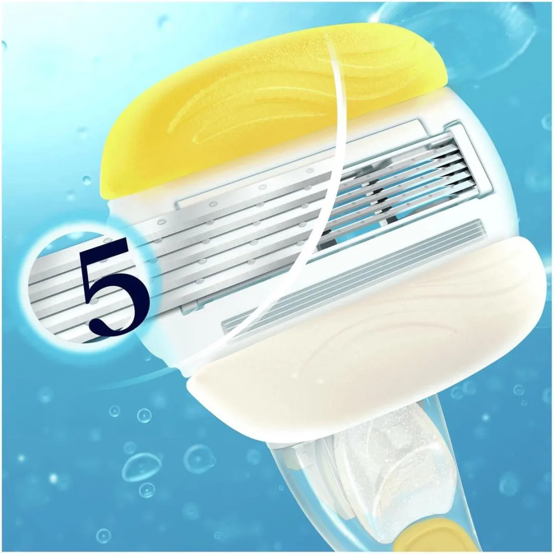 Gillette Venus & Olaz Scheermes - 3 Bladen - Geel/Wit