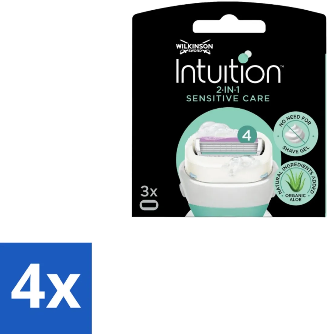Wilkinson Sword Intuition Dry Skin Sensitive Care Scheermesjes 12 Stuks