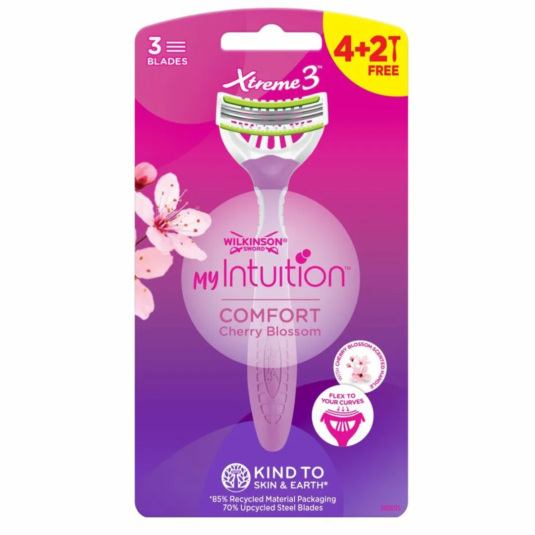 Wilkinson Sword Xtreme 3 My Intuition Wegwerpscheermesjes 20 Stuks - Paars