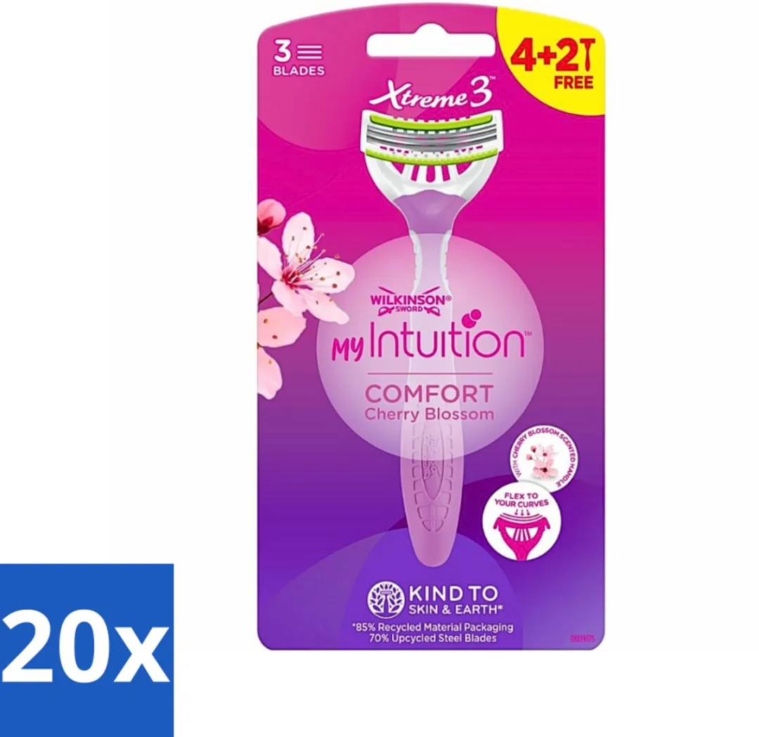 Wilkinson Sword Xtreme 3 My Intuition Wegwerpscheermesjes 20 Stuks