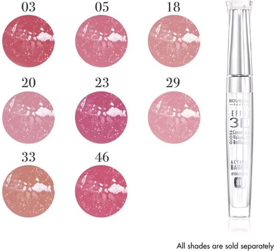 Bourjois Gloss Effect 3D Lipgloss 18 Transparent Oniric - 5.7ml