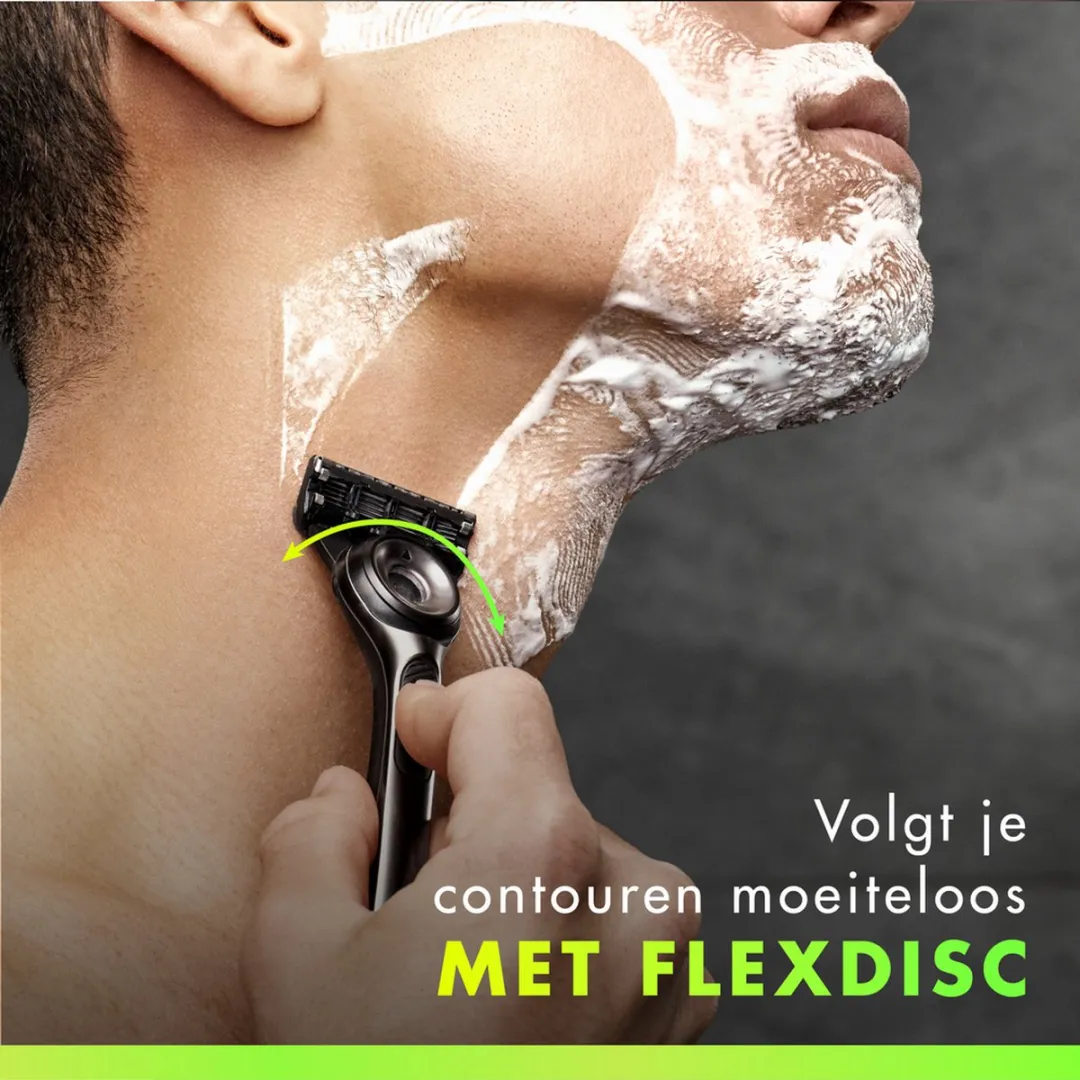 Gillette Labs Handvat + Scheermesje 5-delig - Zwart