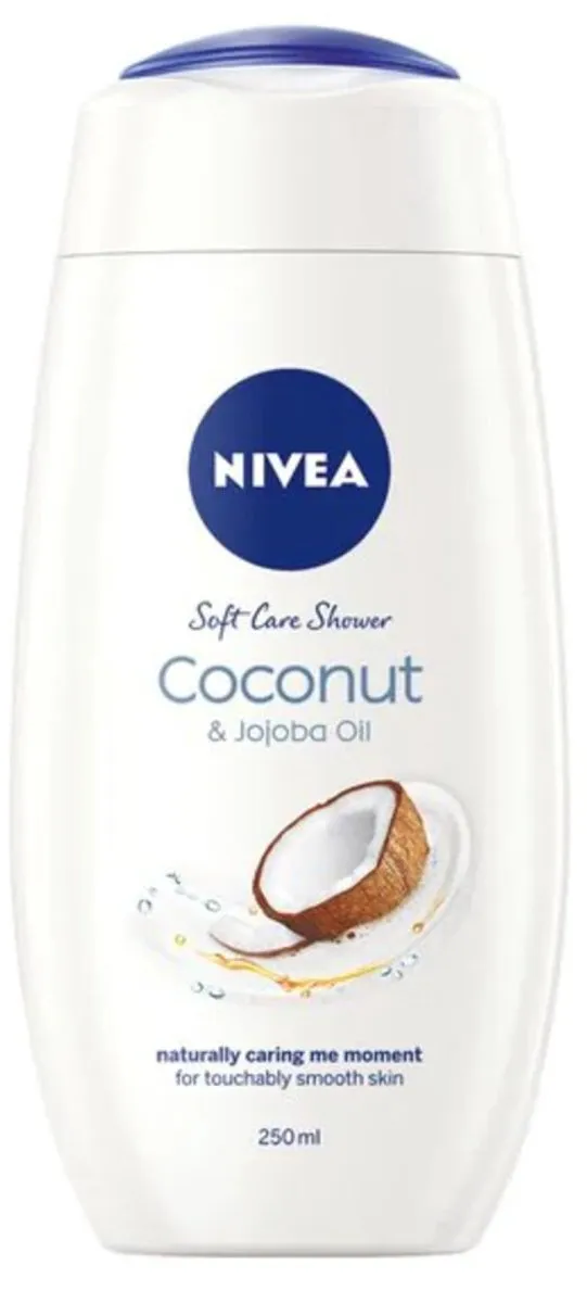 NIVEA Soft Douchegel Kokos & Jojoba 250ml - 3 Stuks