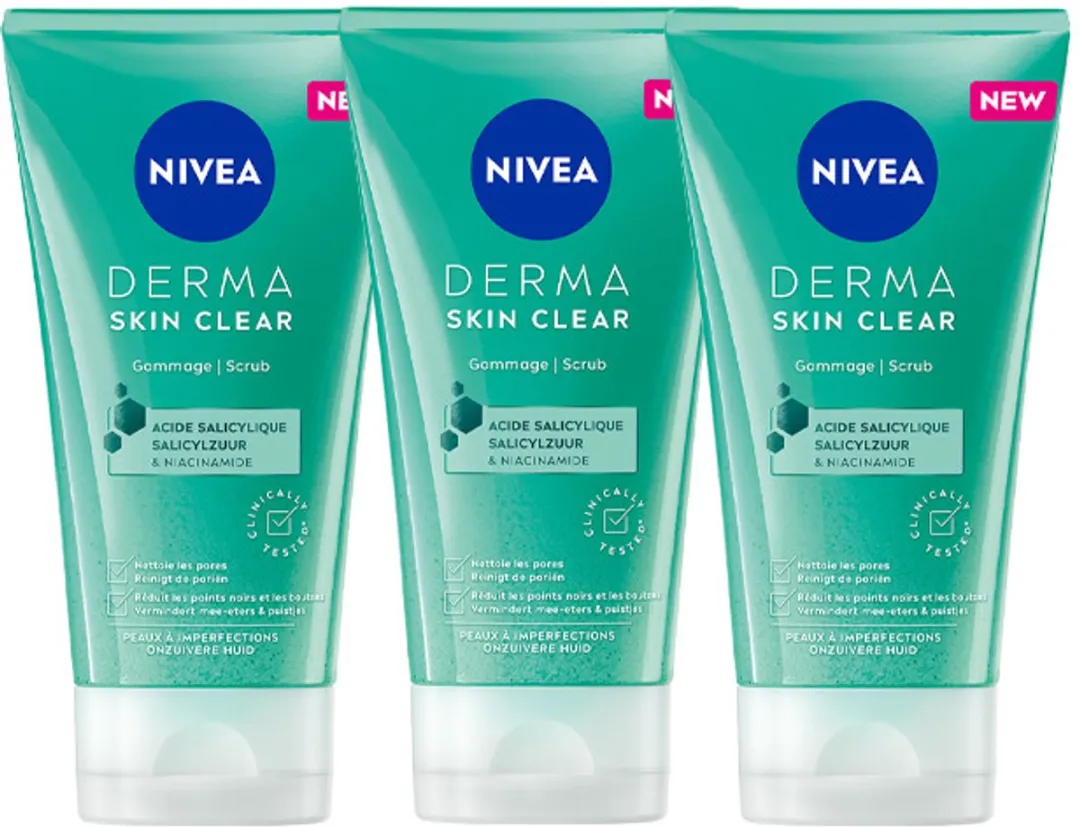 NIVEA Derma Skin Clear Scrub 150ml