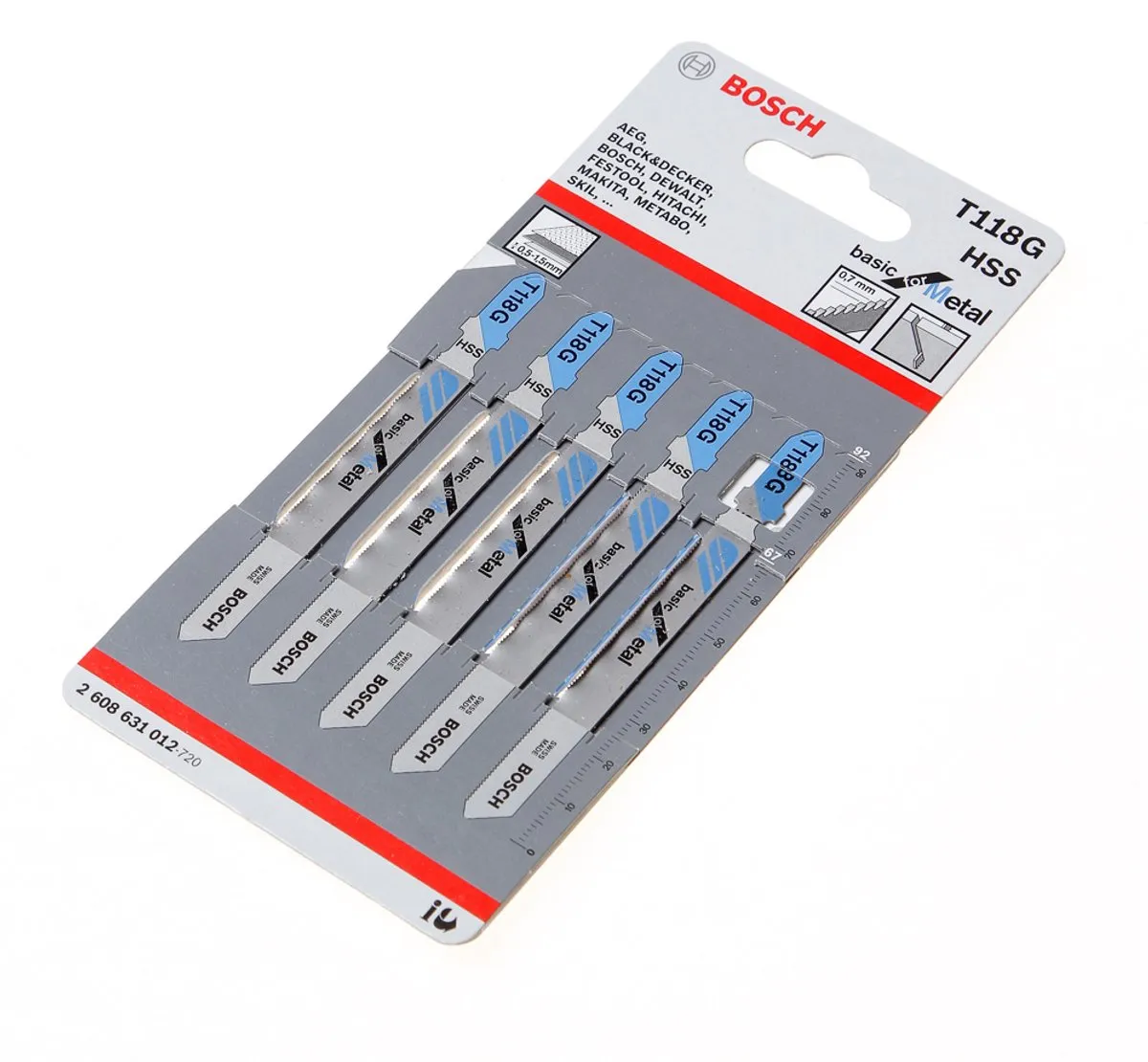Bosch T 118 G Decoupeerzaagblad Metaal