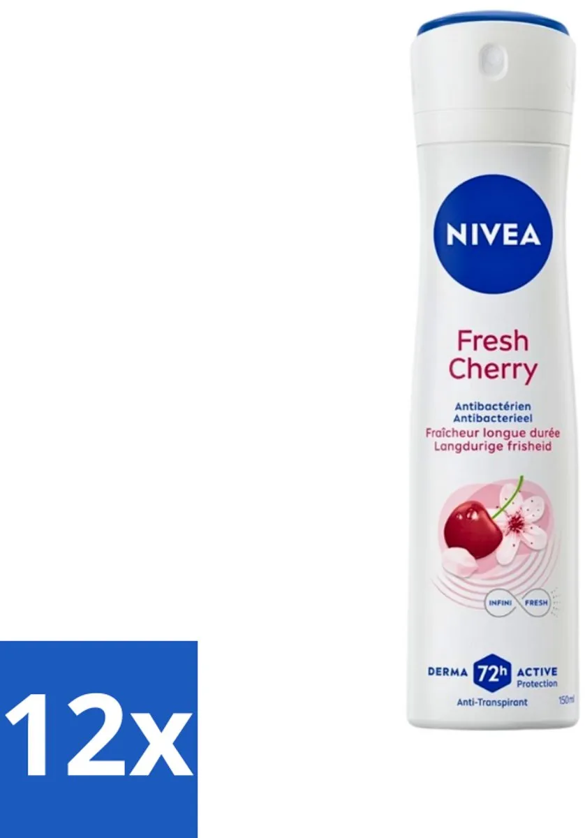 NIVEA Fresh Cherry Deodorant Spray 150ml