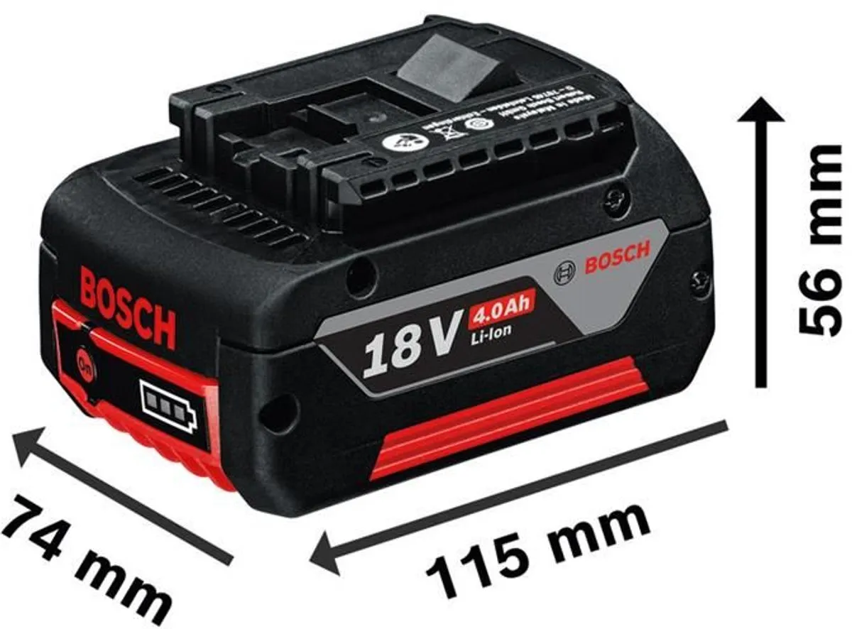 Bosch Professional 18V Combiboor & Slagschroevendraaier Set – 2x 4.0Ah Accu – 56Nm / 215Nm – Incl. Lader & Koffer