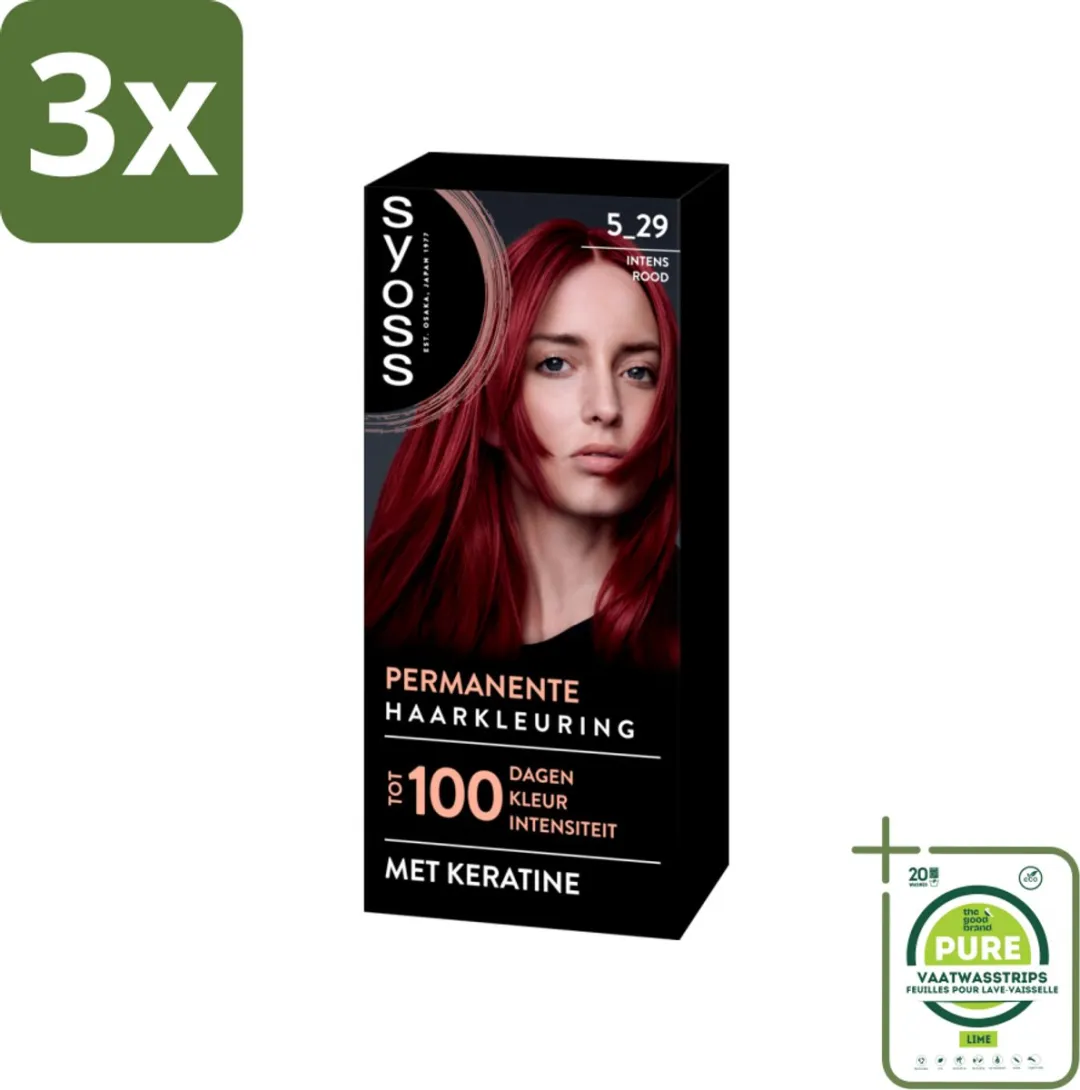 SYOSS Coloration 5-29 Intens Rood Haarverf