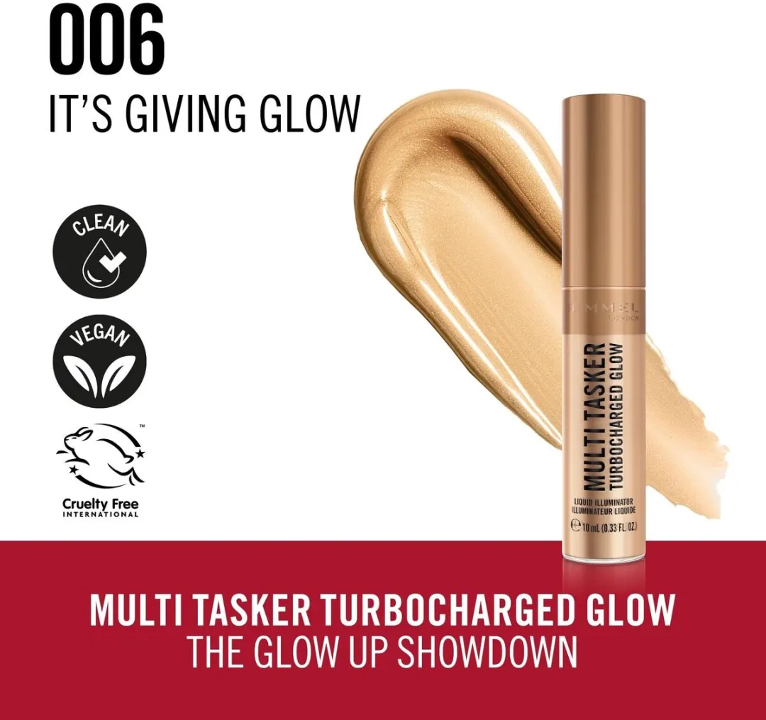 Rimmel Multi Tasker Turbocharged Glow - 006 It's Giving Glow - 10 ml - afbeelding 6 van 6
