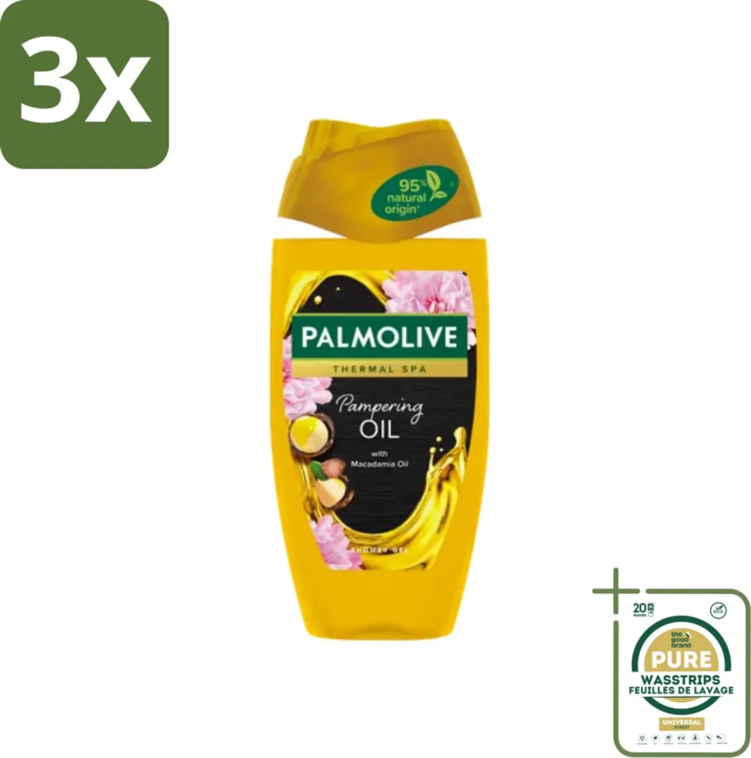 Palmolive Thermal Spa Douchegel Macadamia 750ml - 3 Stuks