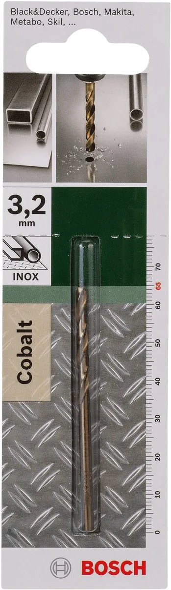 Bosch Metaalboren HSS-Co 3,2mm DIN 338 - 1 Stuk