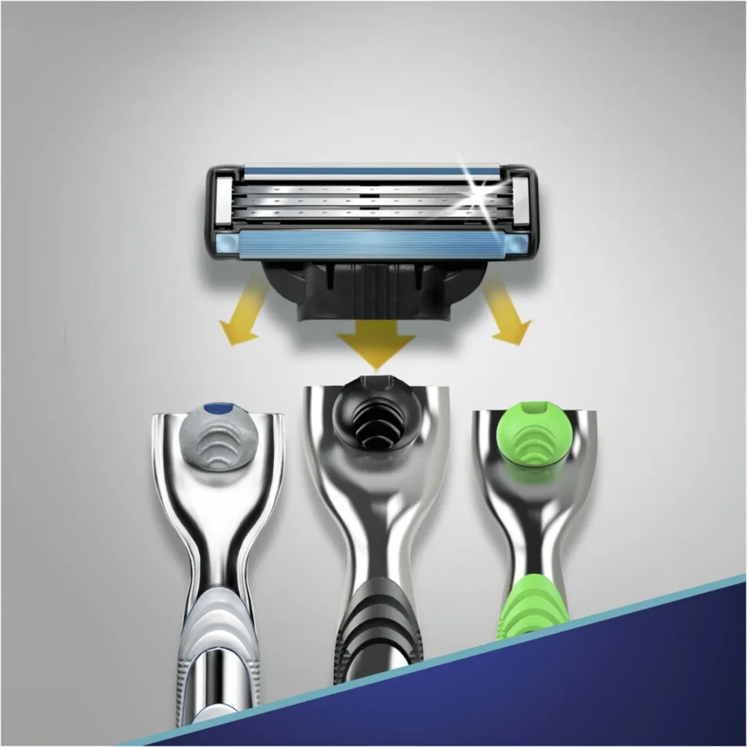 Gillette Mach 3 Scheermesjes 4 Stuks - Zwart - afbeelding 6 van 6