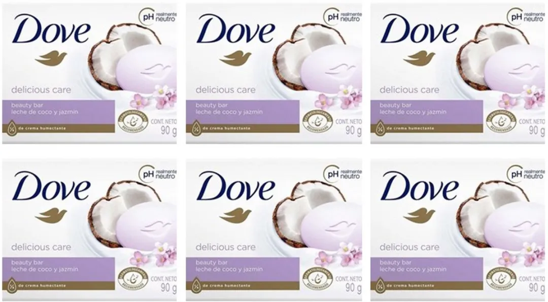Dove Zeep Cocos & Jasmijnblaadjes 6x90g
