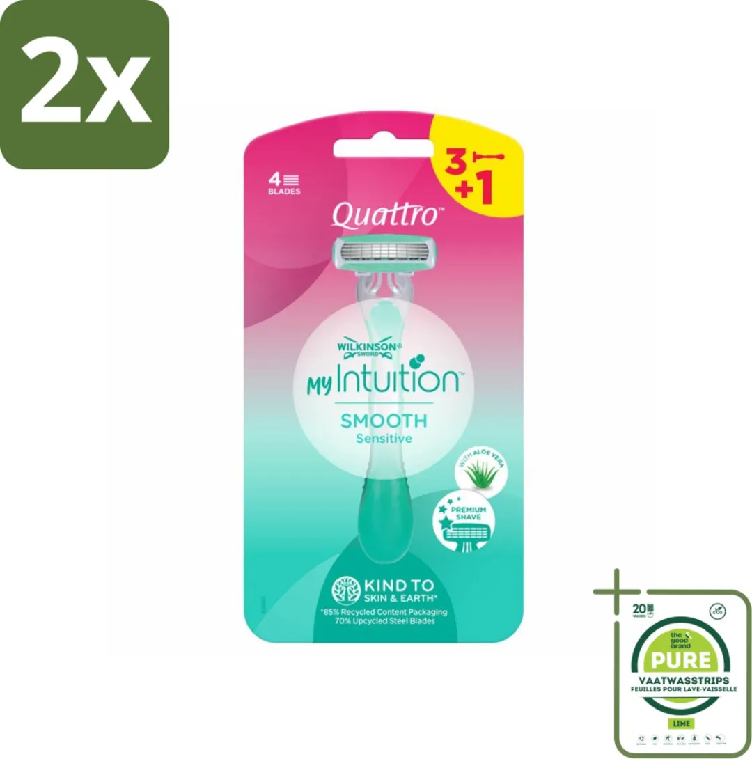 Wilkinson Quattro For Woman Wegwerpscheermesjes 4 Stuks