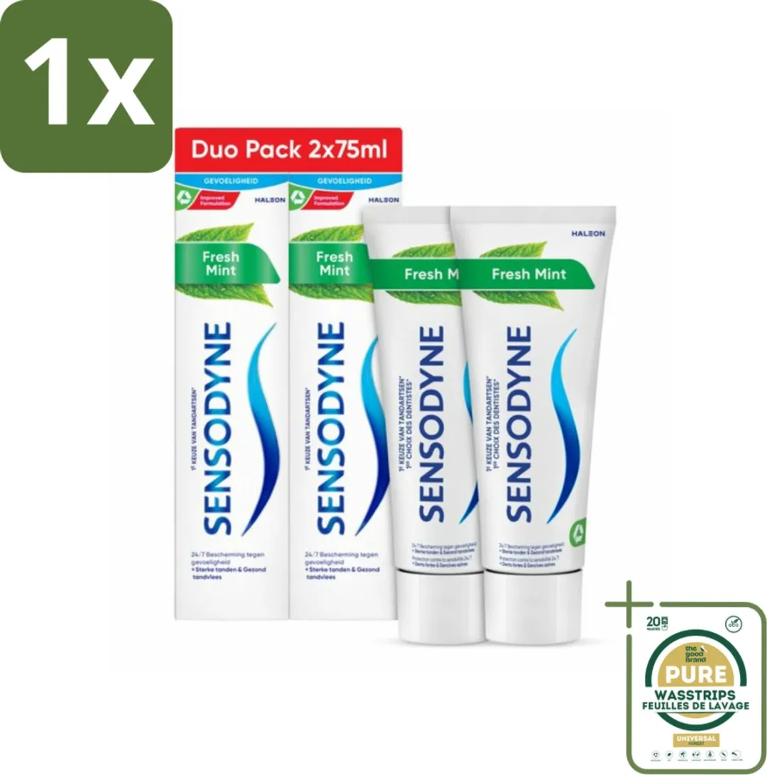 Sensodyne Tandpasta Fresh Mint Duopack
