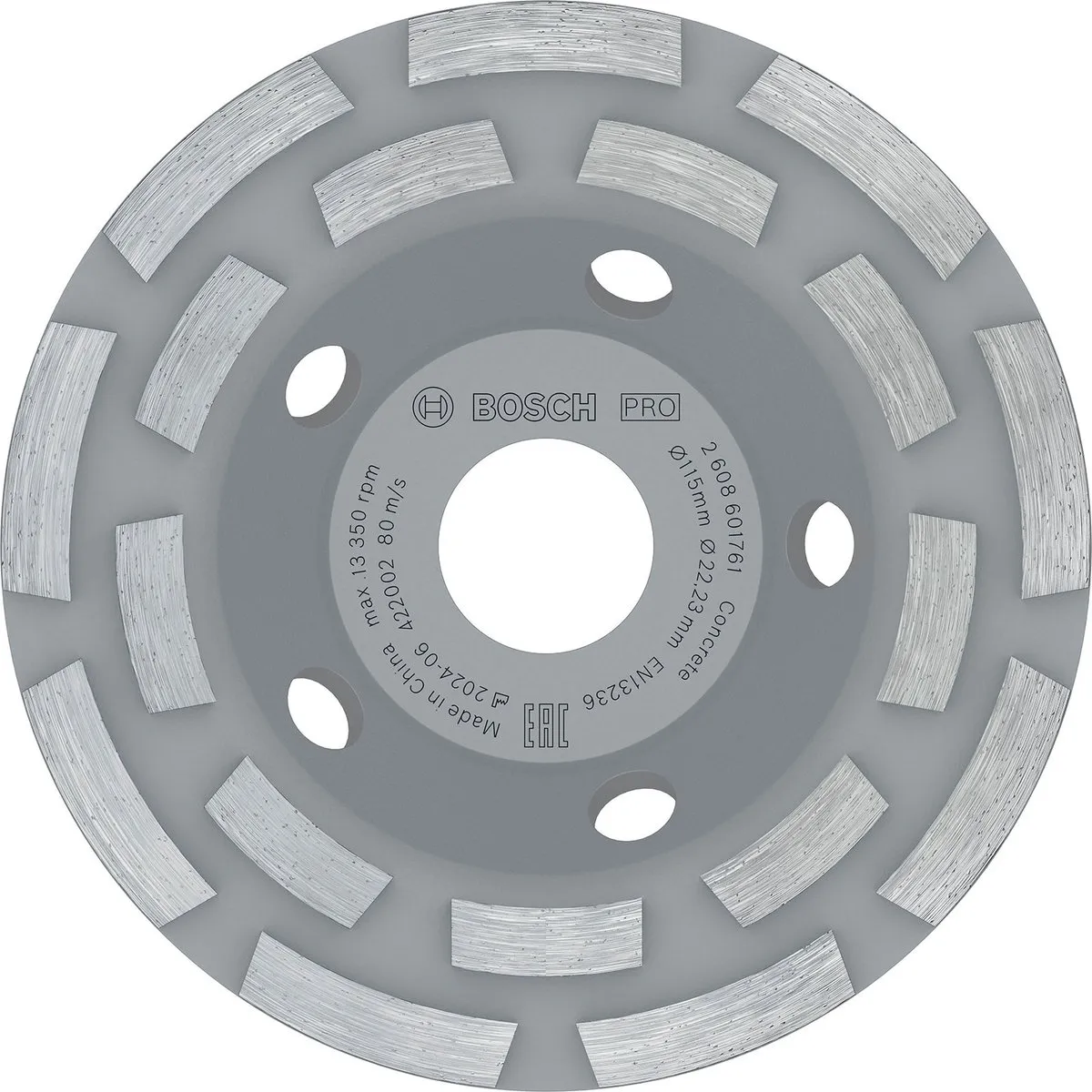 Bosch PRO Betonschuurkop 50x115mm 22.23mm