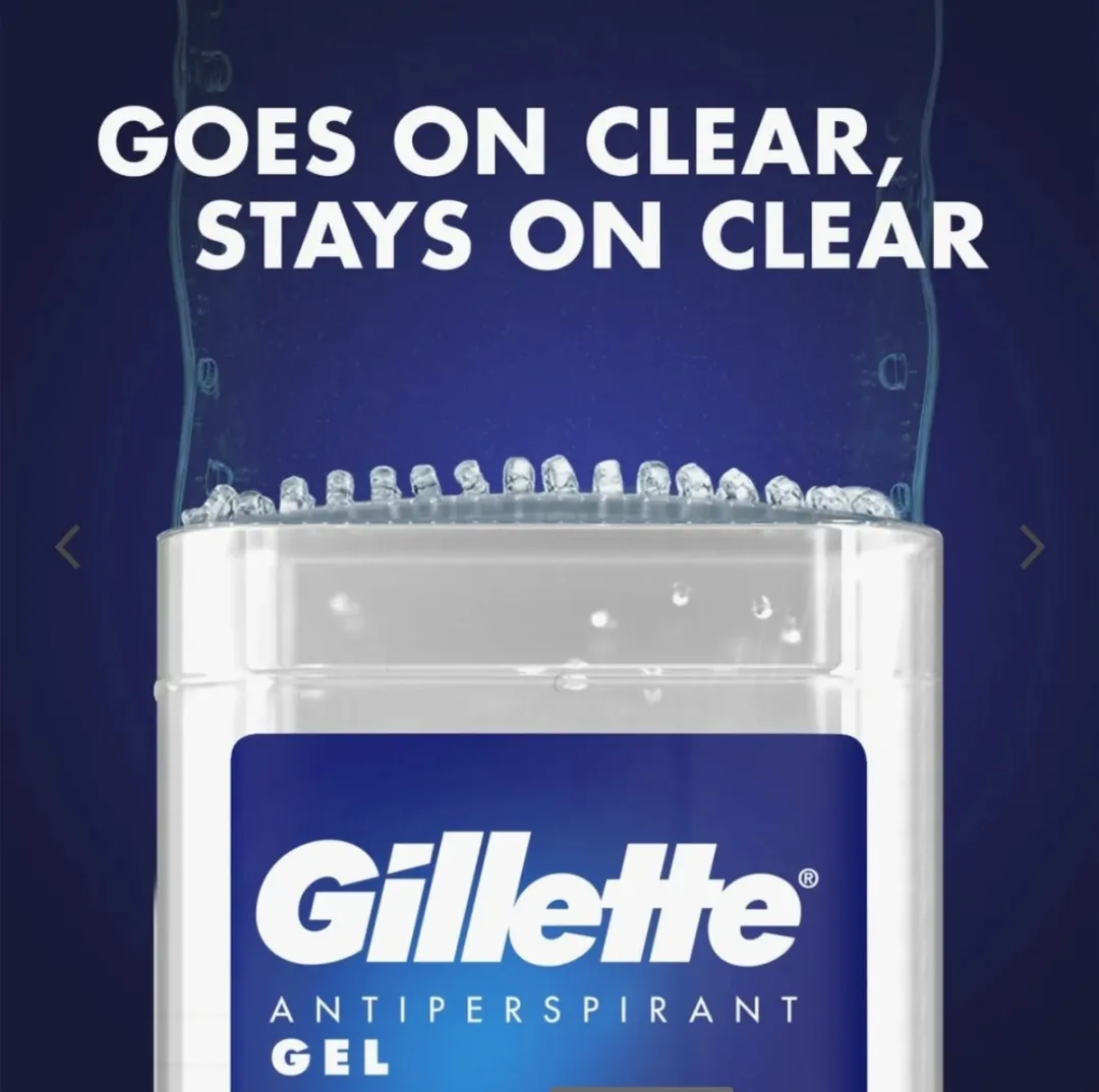 Gillette Endurance Arctic Ice Antiperspirant Clear Gel - 6x70ml