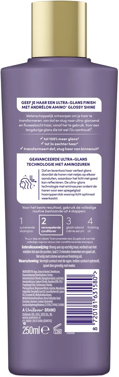 Andrélon Pro-Care Conditioner Amino+Glossy Shine 250ml