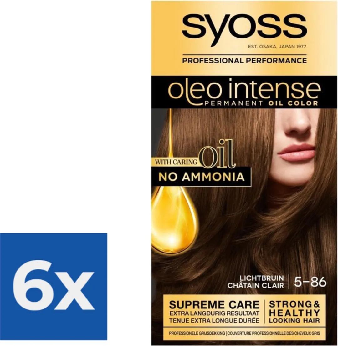 SYOSS Oleo Intense Haarverf 5-86 Lichtbruin - 690ml