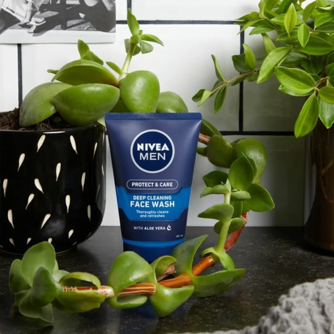 NIVEA Men Face Wash Protect & Care 6x100ml