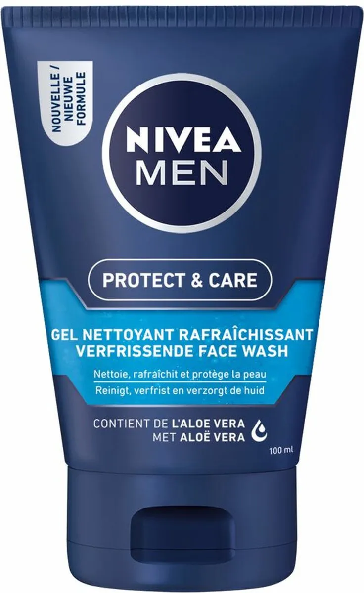 NIVEA Men Face Wash Protect & Care 6x100ml