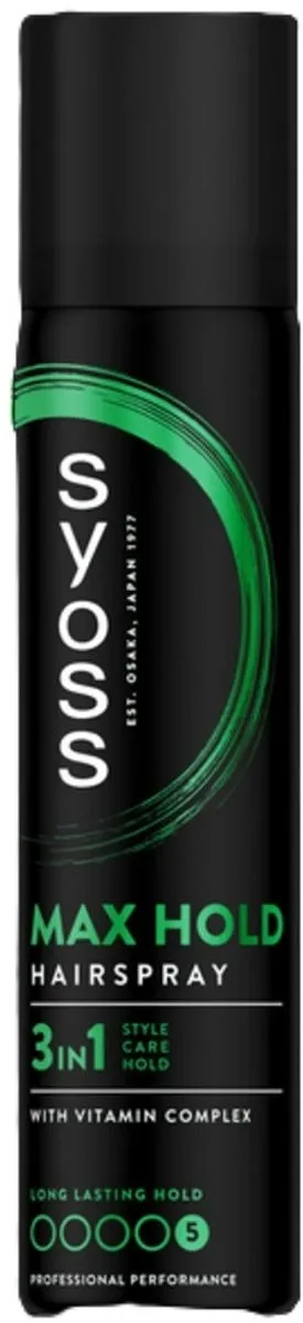Syoss Hairspray Max Hold 75ml - afbeelding 6 van 6
