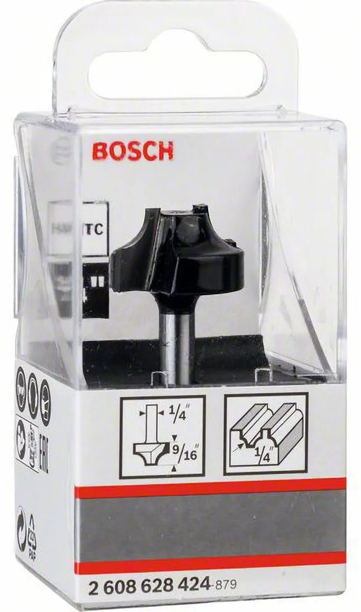 Bosch Kantenfrees E 1/4" R1 6,3mm