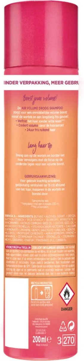L'Oréal Elvive Dream Lengths Droogshampoo 200ml - 3 Stuks