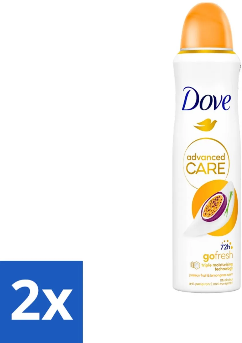 Dove Deospray Passievrucht & Citroengras 300ml (2x150ml)